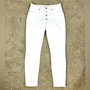 Lucky Brand Bridgette High Rise Skinny in White